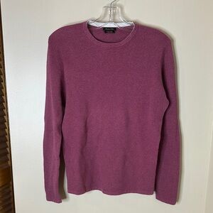 Massimo Dutti Men's soft pink Sweater fitted